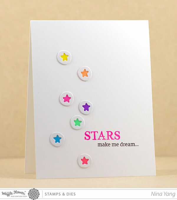 Neon Stars Card