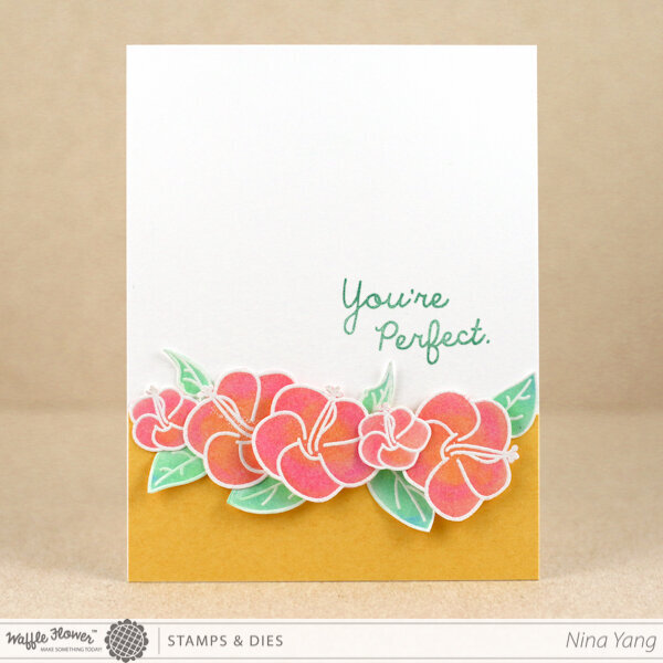 You&#039;re Perfect Hibiscus Card