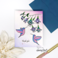 Ombre Pastel Thank You Card 