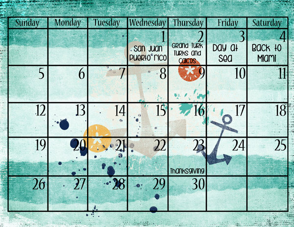 November Calendar Bottom