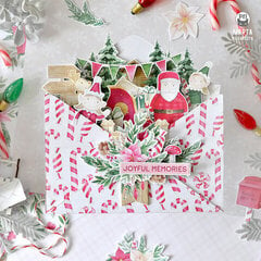  Santa`s workshop 3d envelope 