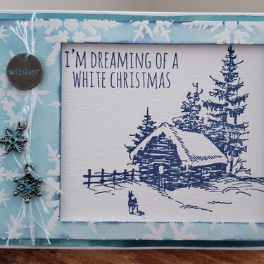 White Christmas Card
