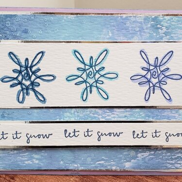 Let it snow card