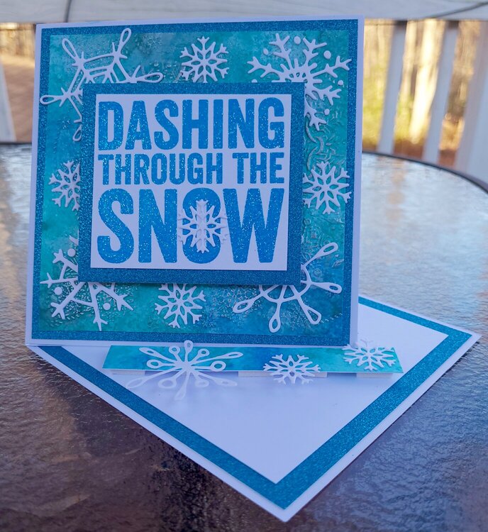 Dashing Christmas Card