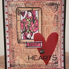 Queen of Hearts V Day Card
