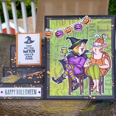 Girlfriends Halloween Card