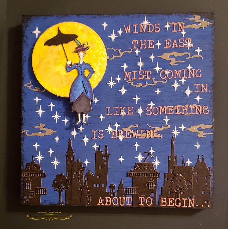Mary Poppins Wall Hanging / Night Light