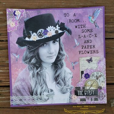 Gypsy Scrapbook Page