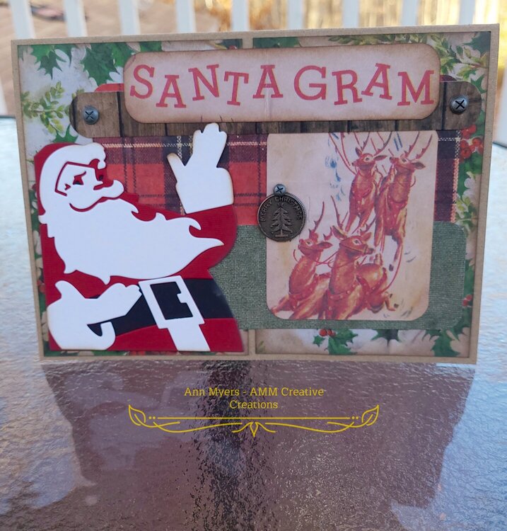 Santagram Christmas Card