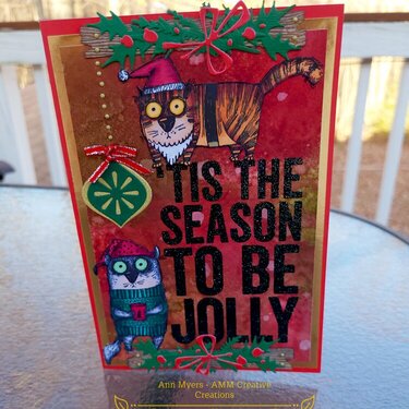 Snarky Cats Christmas Card