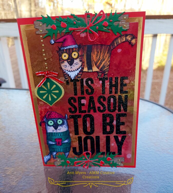 Snarky Cats Christmas Card