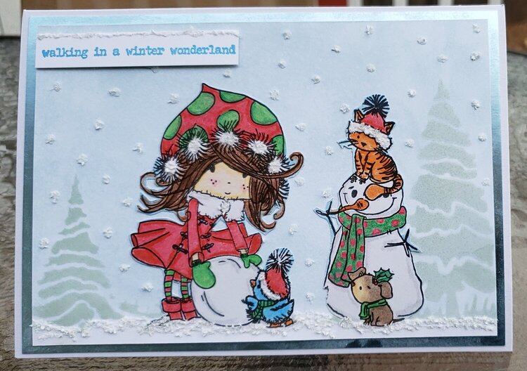 Walking in a Winter Wonderland Card