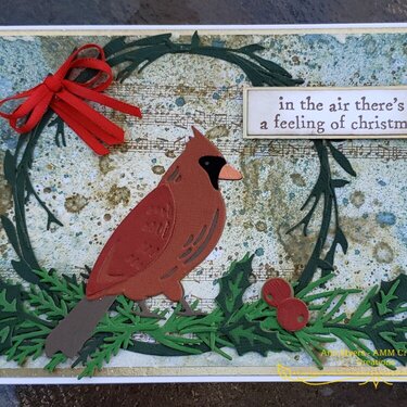 Christmas Cardinal Card