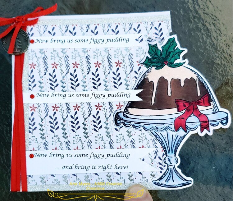 Figgy Pudding Christmas Card