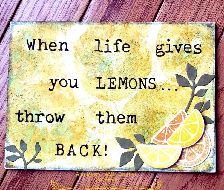 Lemon Wall Plaque