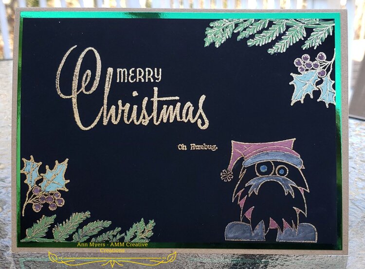 Oh Humbug Christmas Card