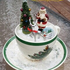 Antique Teacup Christmas Decor