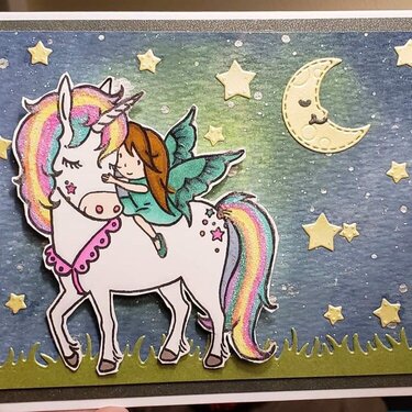 Unicorn Bday Card