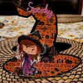 Witch Hat Halloween Card