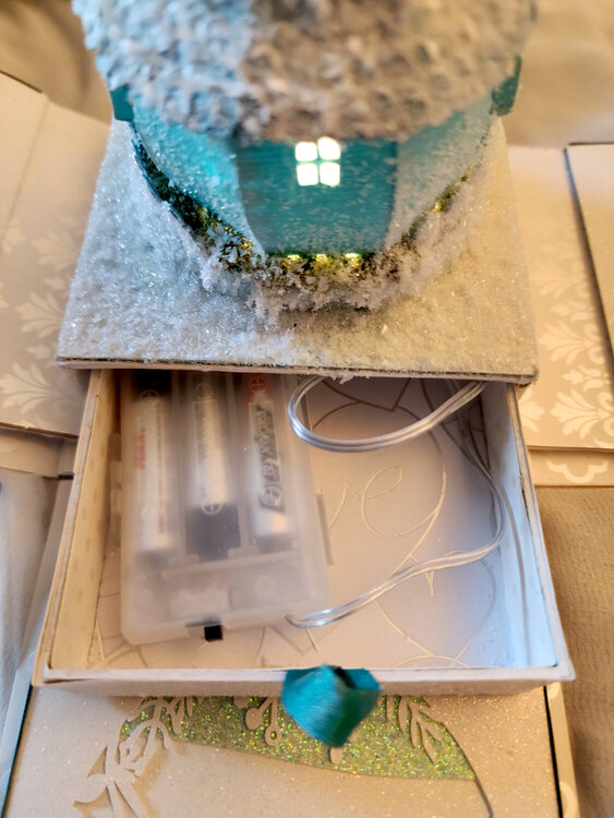 Pam&#039;s Winter Fairytale Cottage - Explosion Box