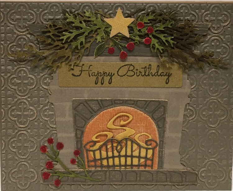 Winter birthday card