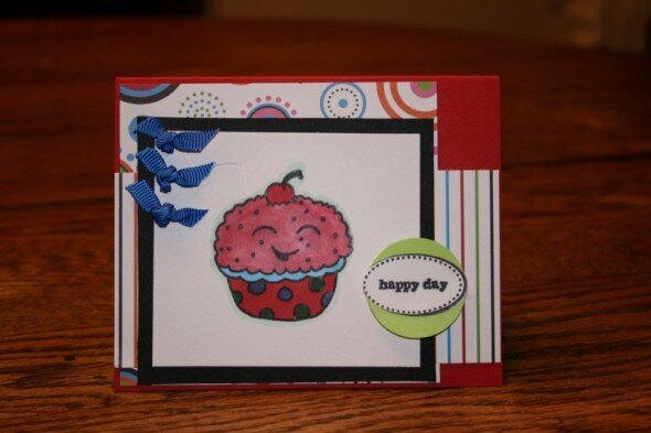 Happy Day Cupcake Card