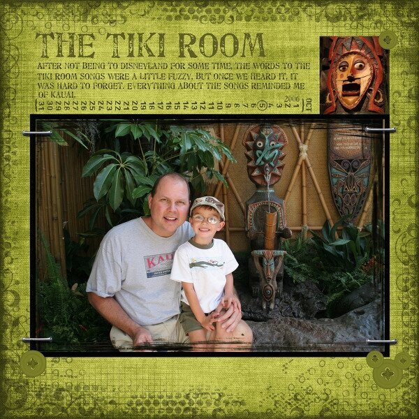 2009 Disney Challenge #4 - Tiki Room