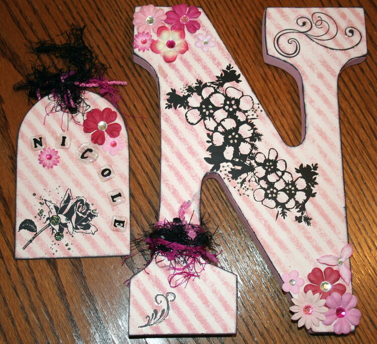 Altered &quot;N&quot; &amp; matching tag