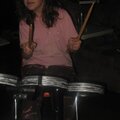 My daughter playing drums.