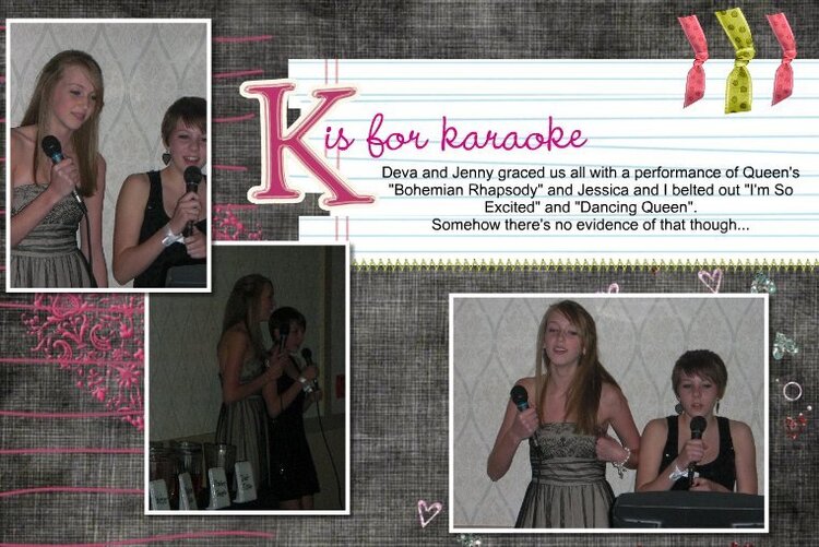K is for Karaoke