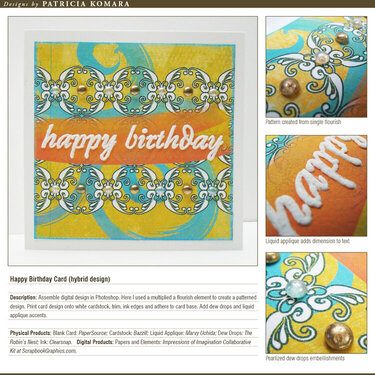 Happy Birthday Card (hybrid)