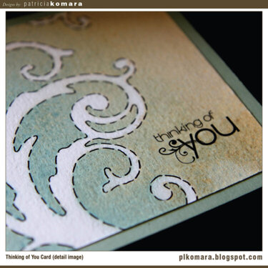 Thinking of You Card (detail image)