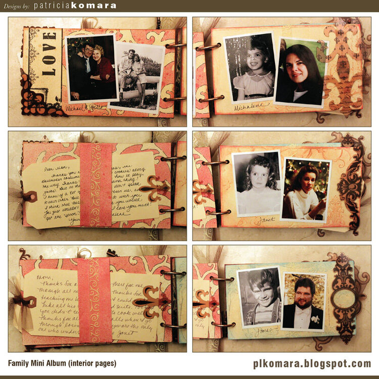 Our Family Mini-Album  (interior pages)