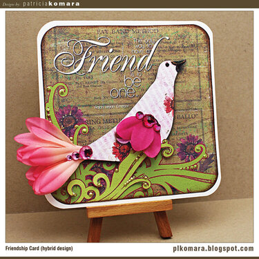 Friends Card (hybrid design)