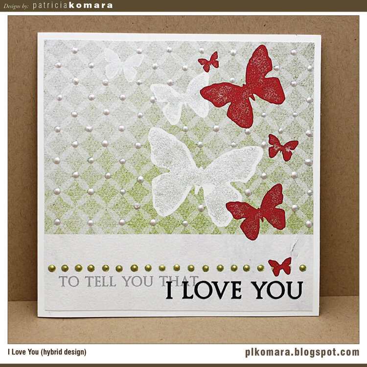 I Love You Card (hybrid design)