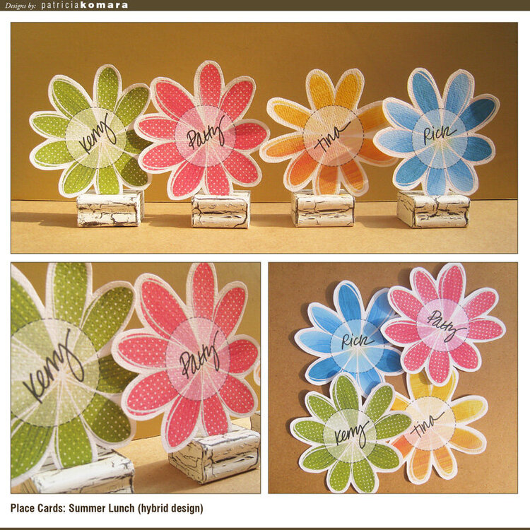 Flower Place Cards
