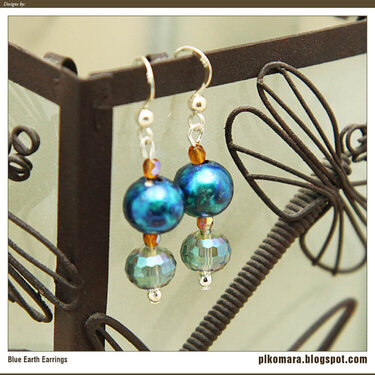 Blue Earth Earrings