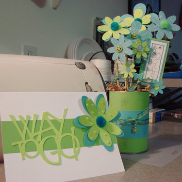 cricut card and present