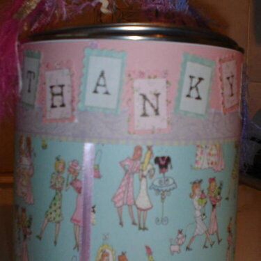 A Paint Can the i decorated for my daughter&#039;s teacher
