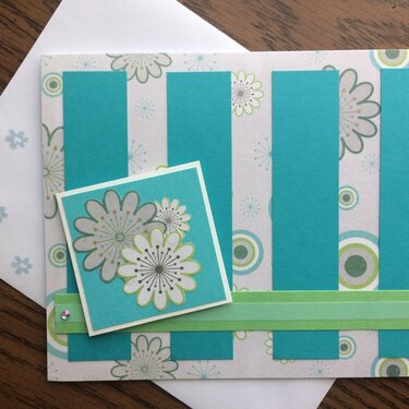 Flowers note card