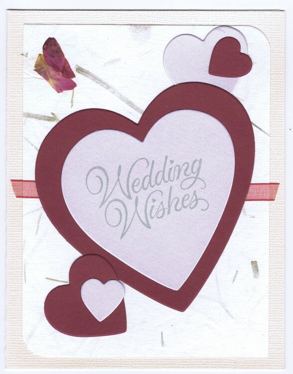 Wedding Wishes - hearts