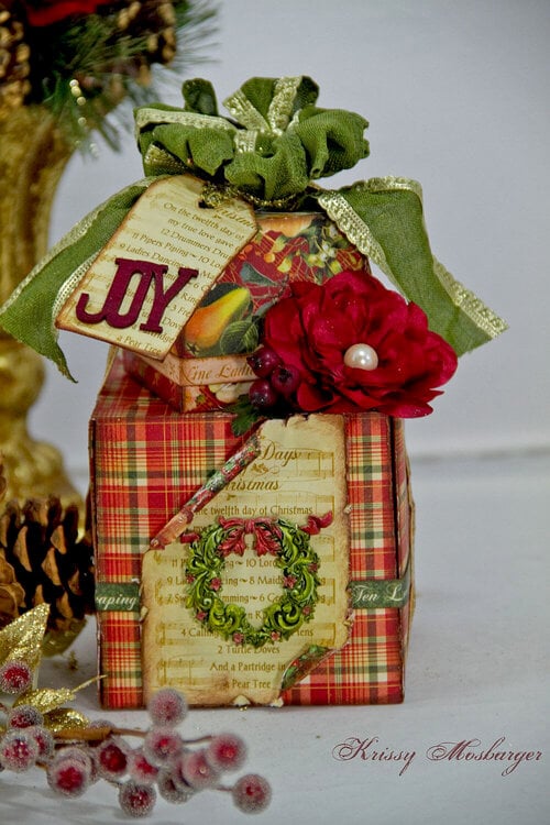 Christmas Gift Boxes *SWIRLYDOOS Scrabook Kits*