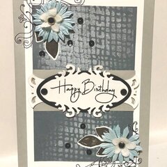 Flower and Flourishes Corners Card