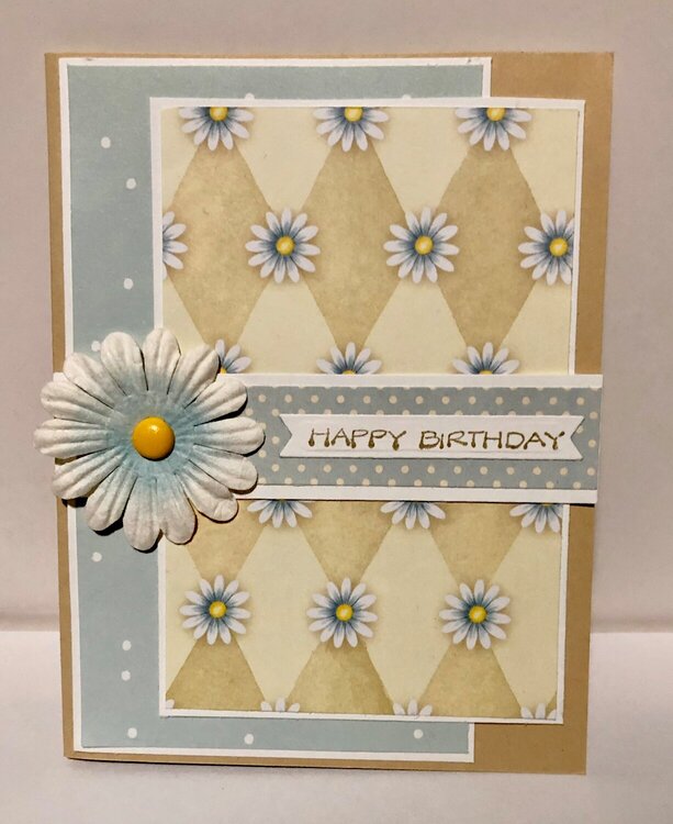 Diamond Daisy Card