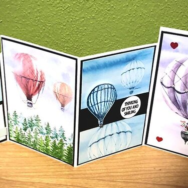 4 Panel Hot Air Balloon Mother's Day Opened