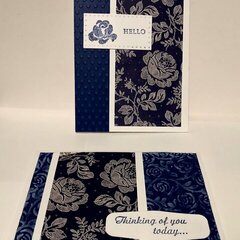 Blue and White OSW Note Card Set