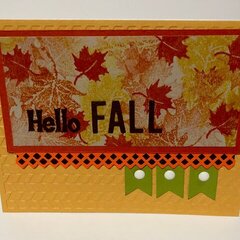 Hello Fall Card