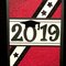 Red and Black Graduation Card Front