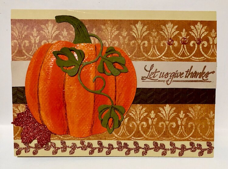 Big Pumpkin Card