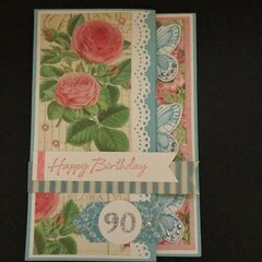 BT 90th Birthday Card Closed